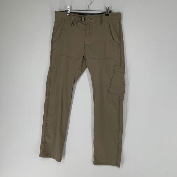 Prana Other - Prana Men Pants 32 Brown Hiking Born From The Experience Cargo Gorpcore 29"